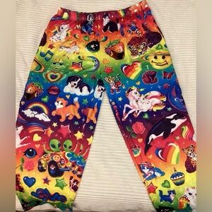 Women’s Plus Size Graphic Print Pants Wide Leg Y2K Aesthetic Vibrant 🦄💖